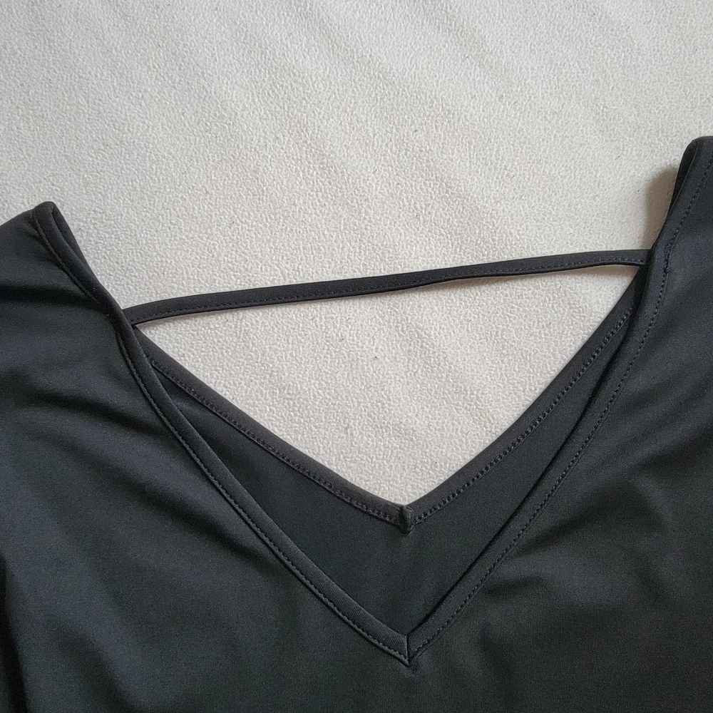LONG BLACK DRESS - Picture 5 of 5